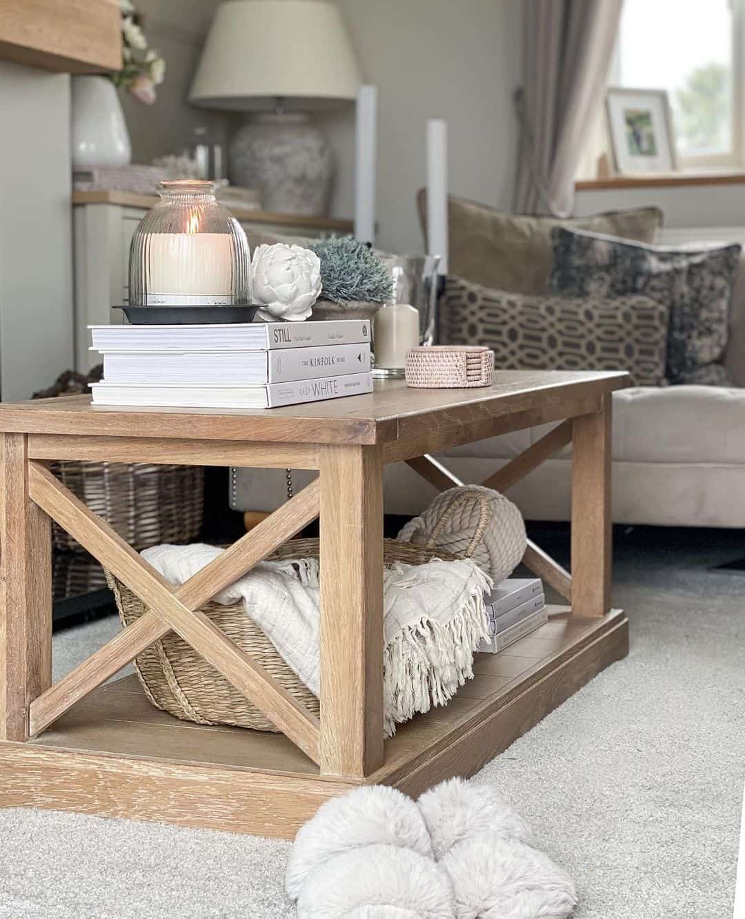 Stack Books With a Glass Candle Holder for Warm Ambiance
