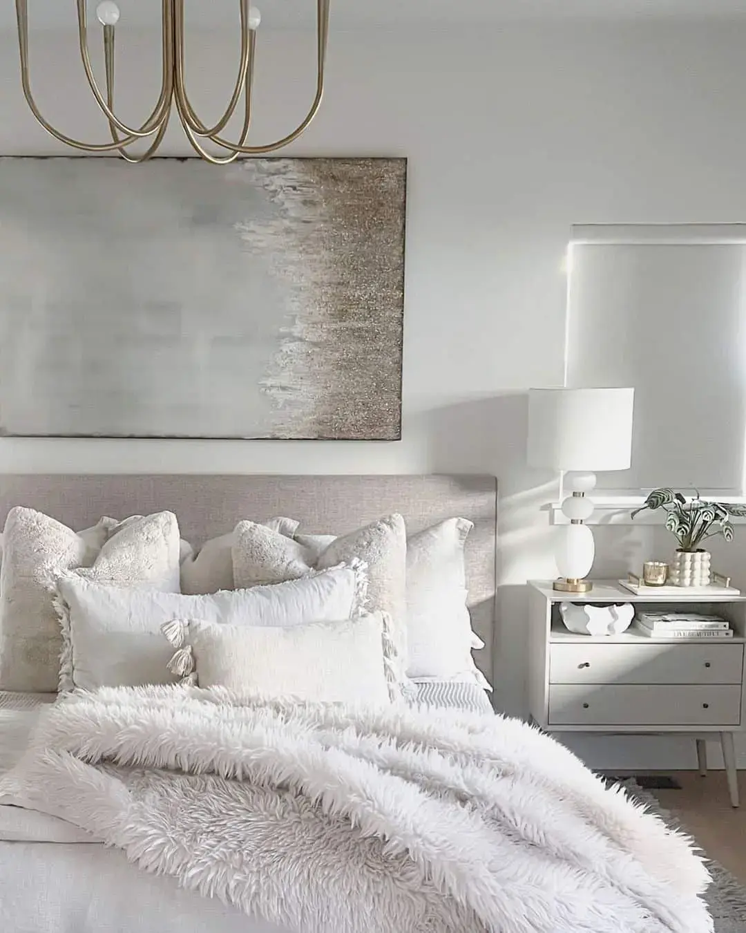 Abstract Artwork Adds Textured Depth