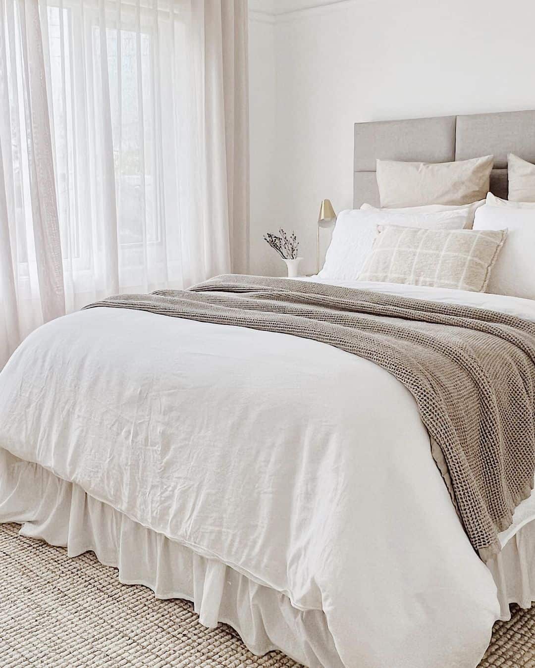 Textured Neutral Throw for Cozy Layers
