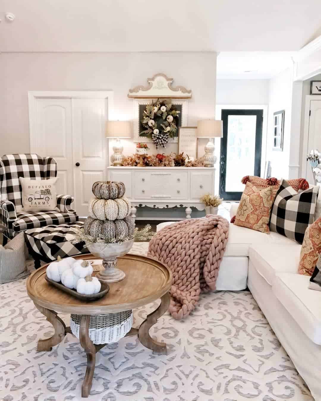 Stacked Fabric Pumpkins Add Textured Fall Charm