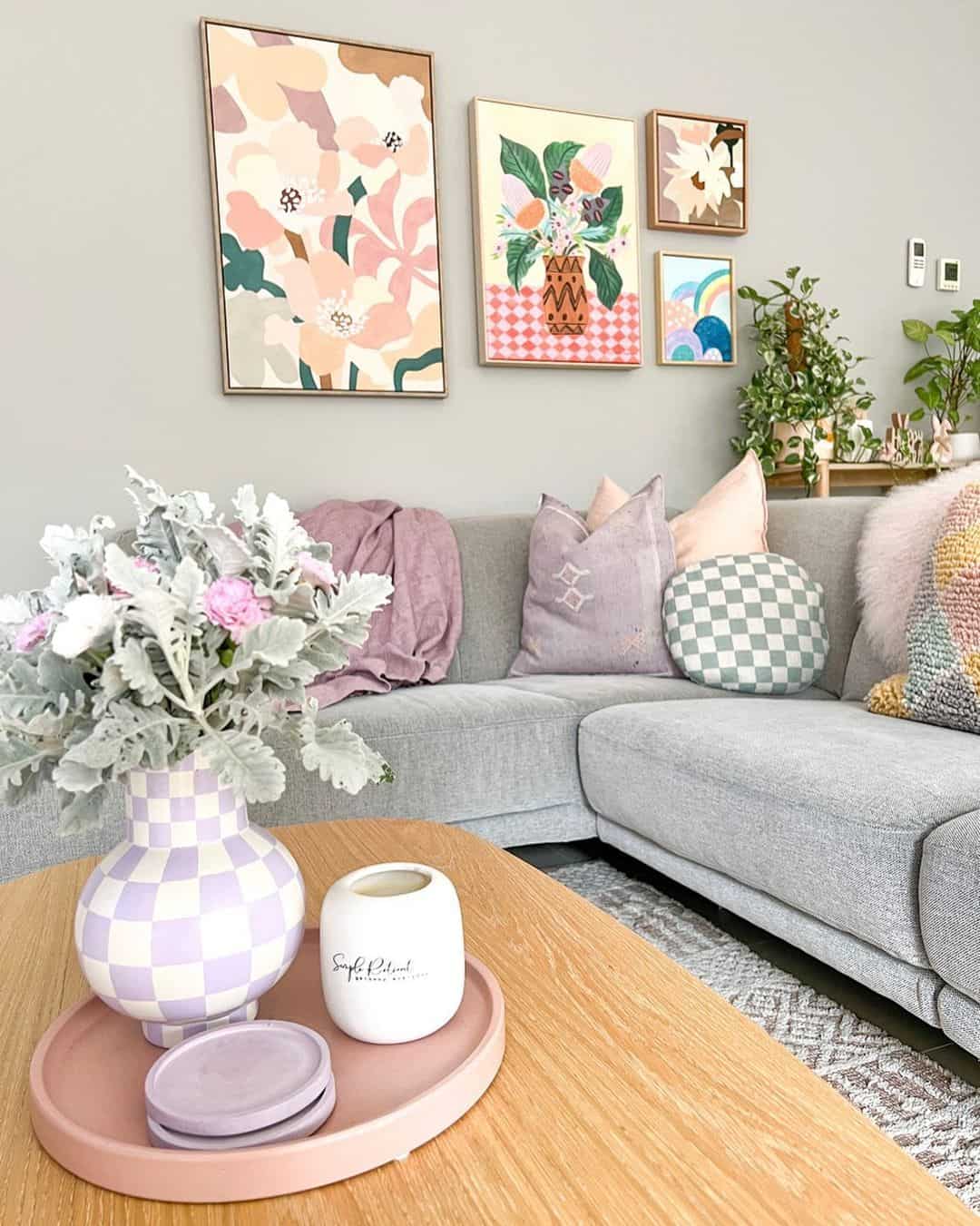Introduce Playful Pattern with Checkerboard Accents