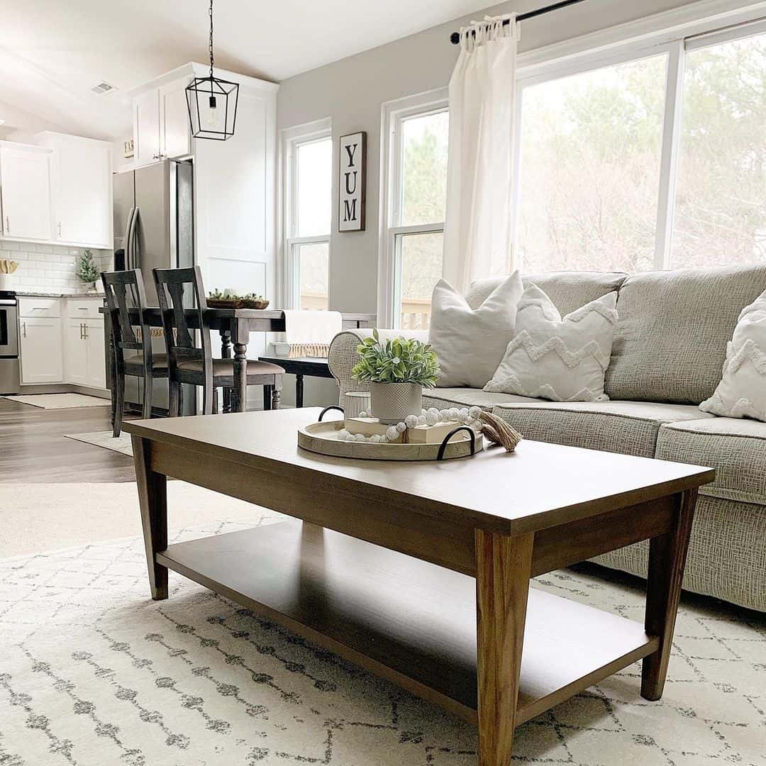 Maximize Display Space with a Two-Tiered Coffee Table