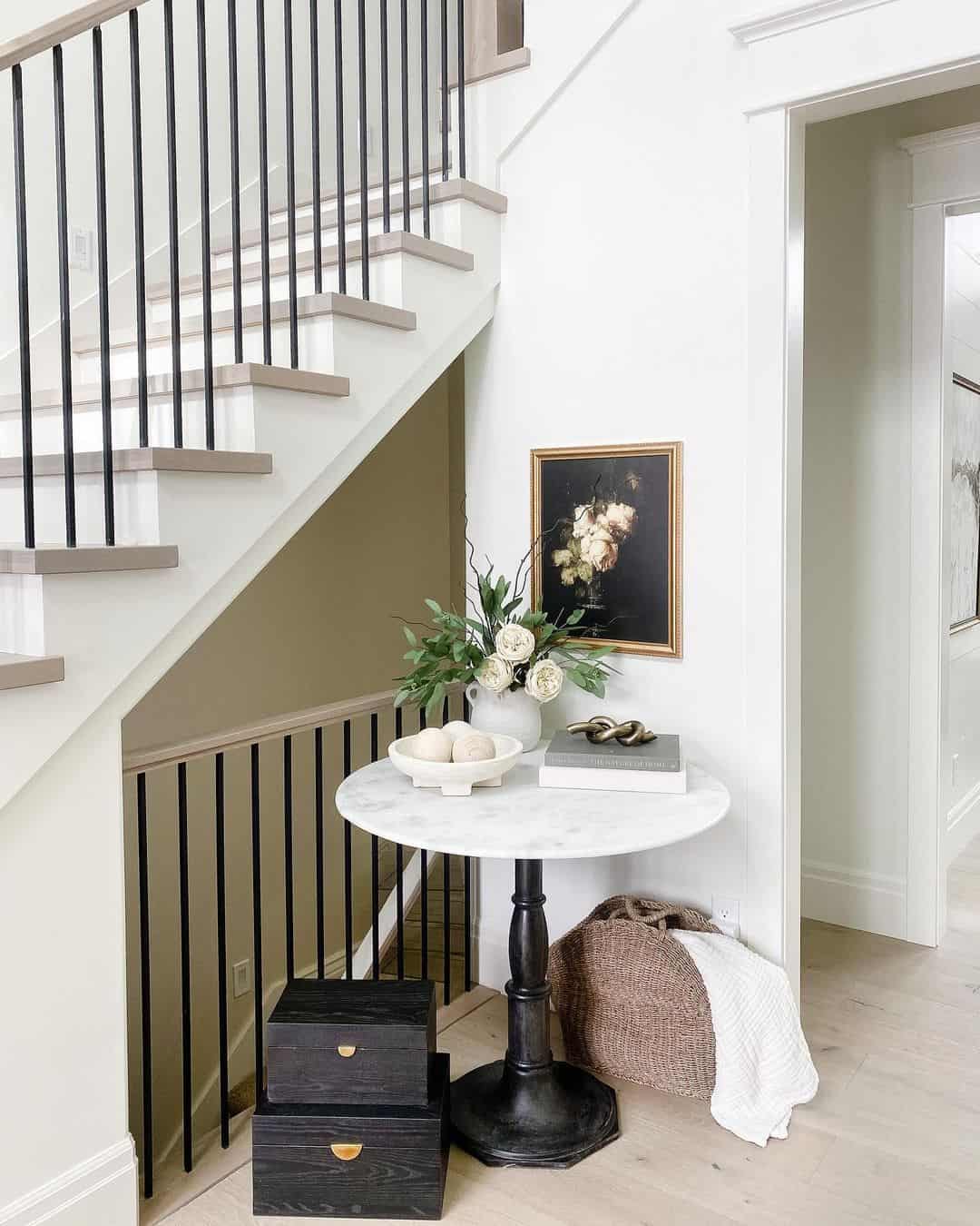 Stack Dark Wooden Boxes for Tidy Entryway Storage