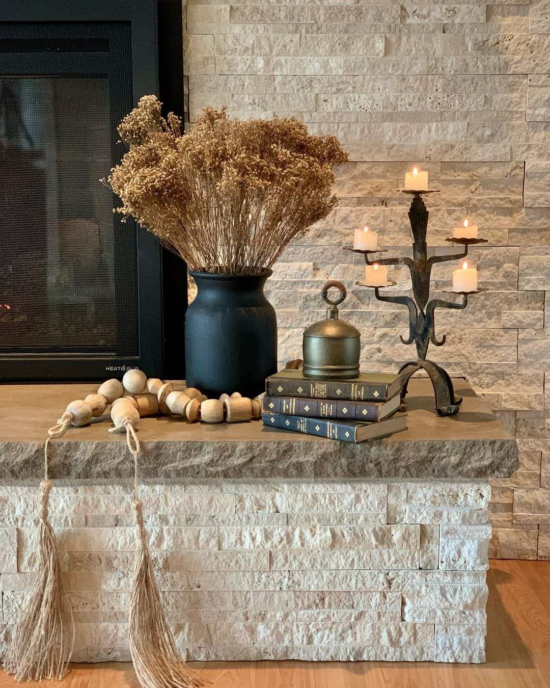 Textured Wood Bead Garland Adds Casual Charm