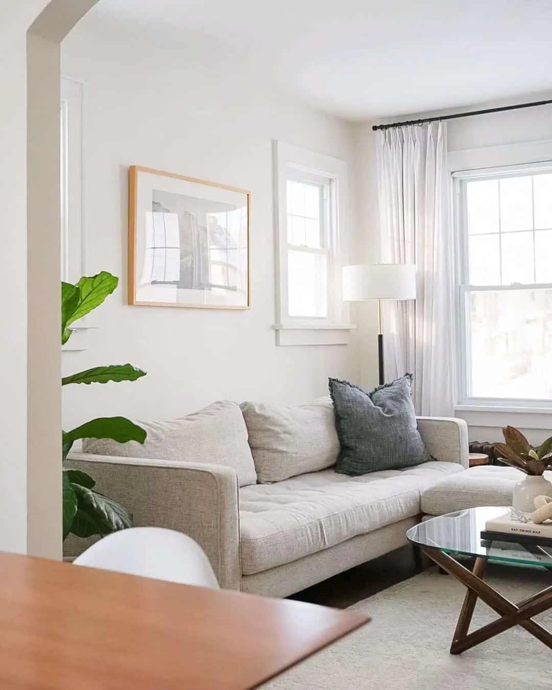 Visually Anchor Your Sofa with Wide Landscape Art