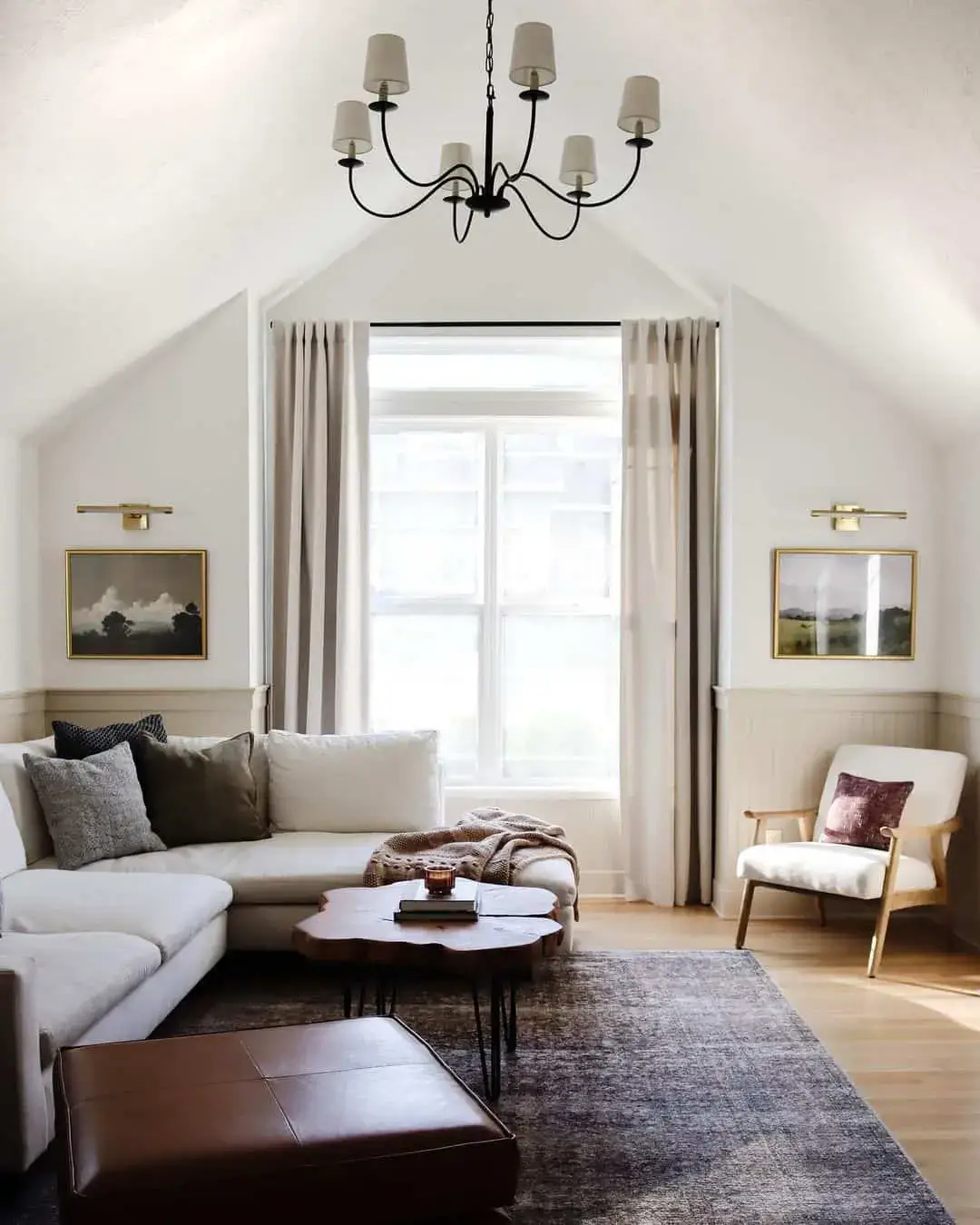 Ground Your Seating Area with an All-Over Pattern Rug