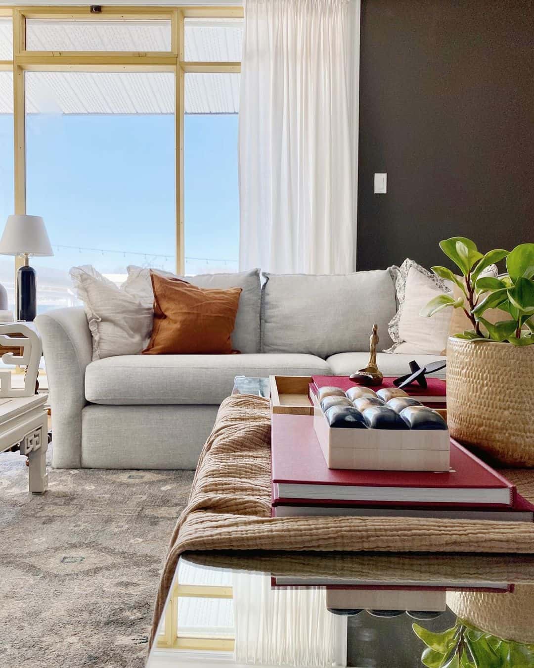 Stack Oversized Books for Layered Coffee Table Decor