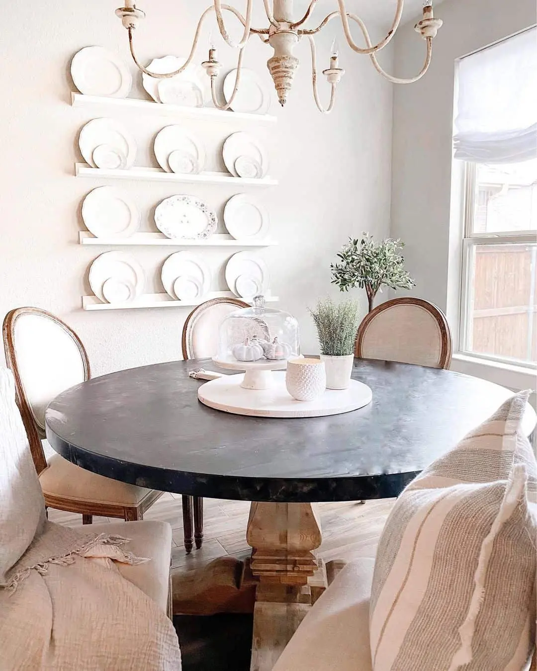 Floating Plate Shelves for a Gallery Wall Display