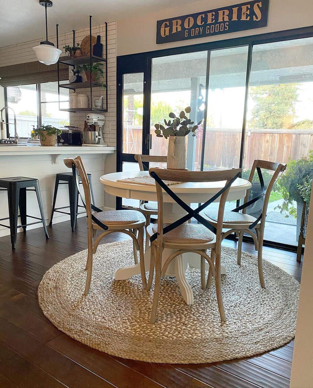 Define Your Dining Area with a Jute Rug