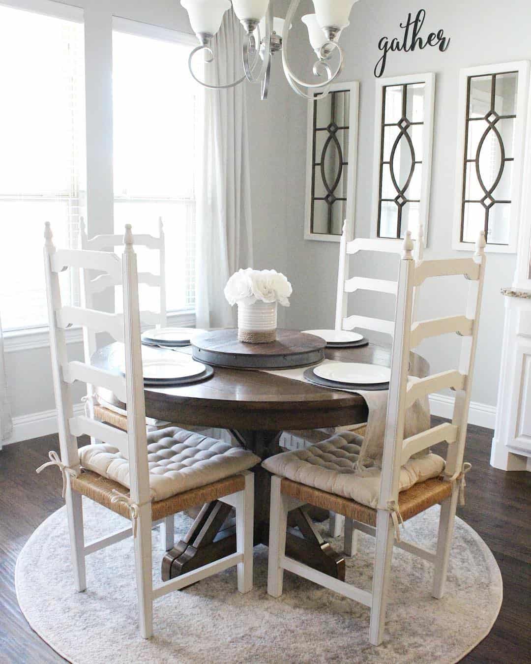Functional Flair with a Lazy Susan Centerpiece
