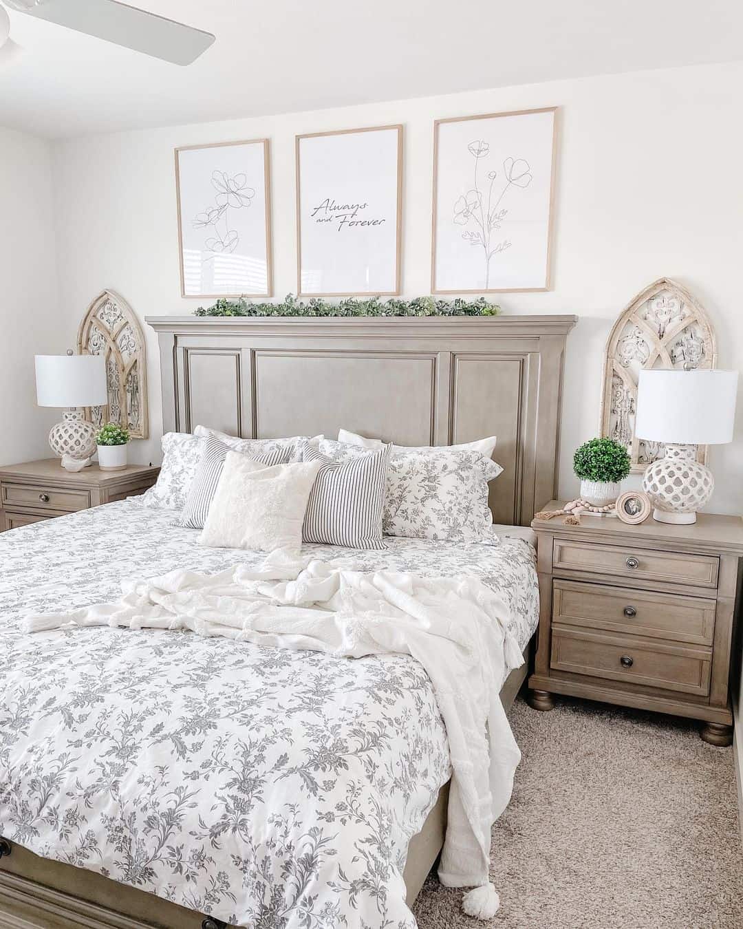 Frame a Serene Message with Botanical Line Art