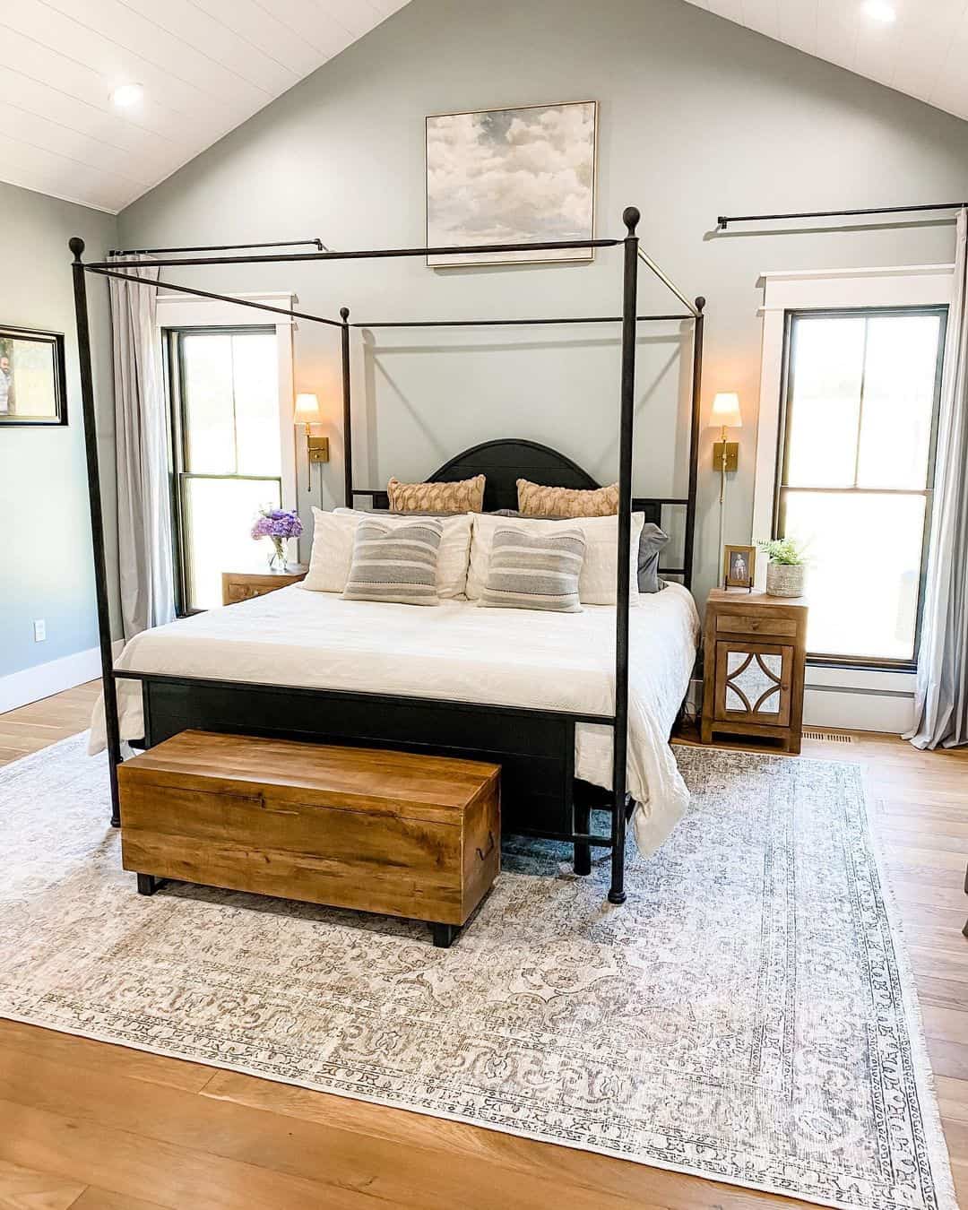 Introduce Warmth with a Wooden Storage Trunk