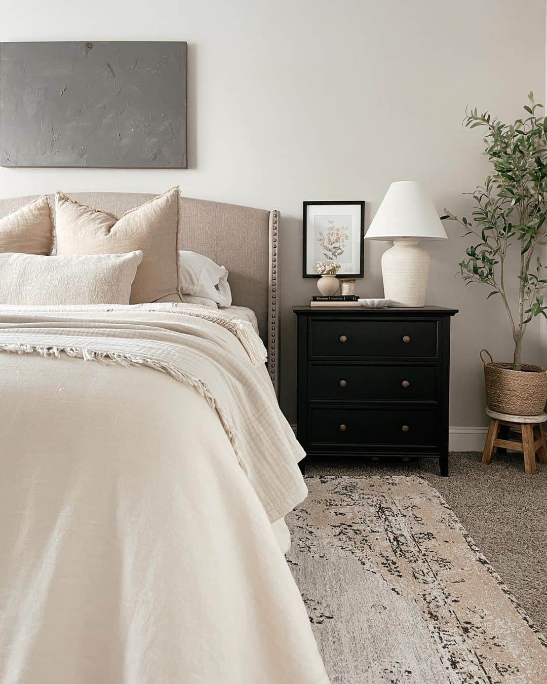 Ground Your Space with a Distressed Abstract Rug