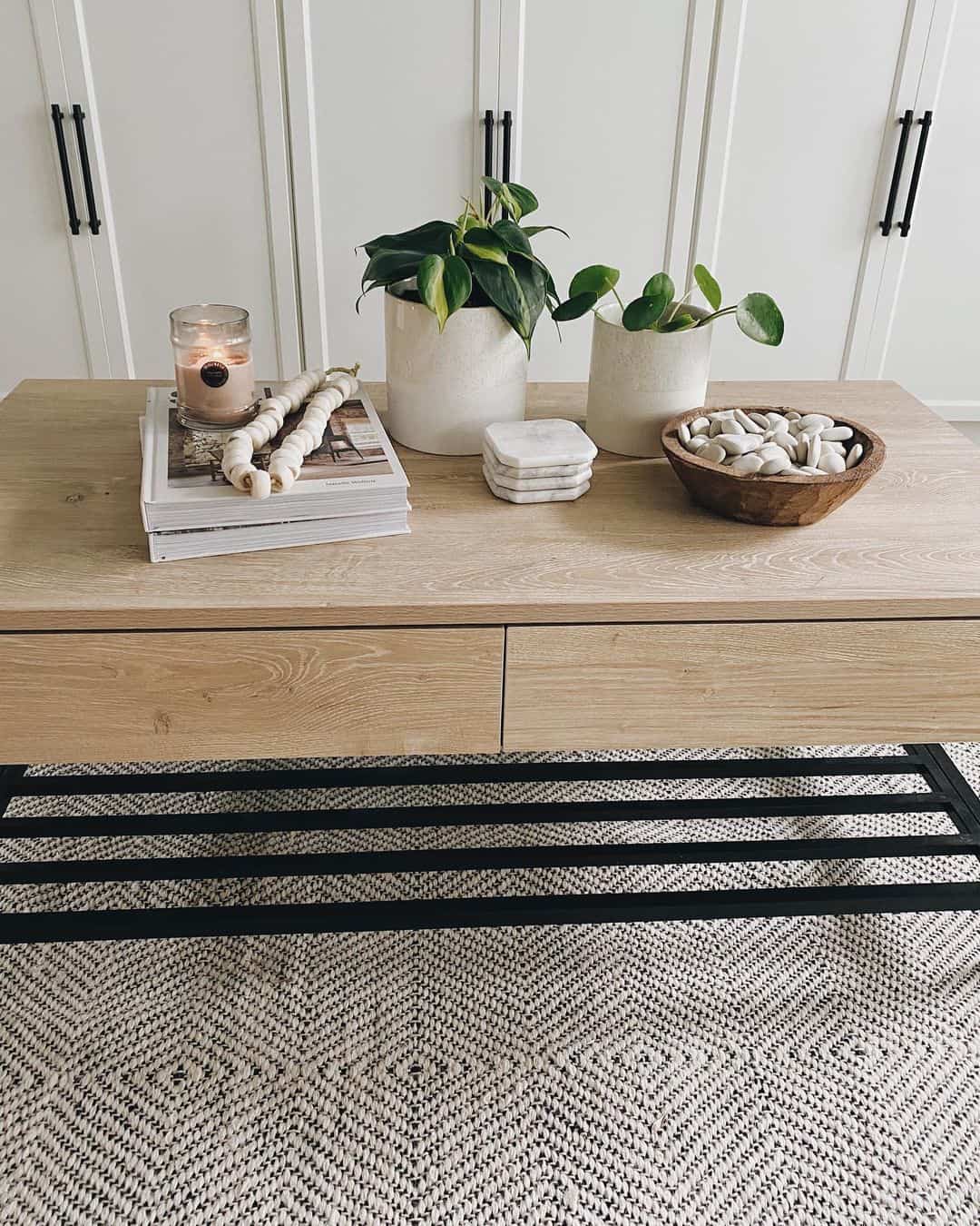 White Textured Planters Add Organic Form to Greenery