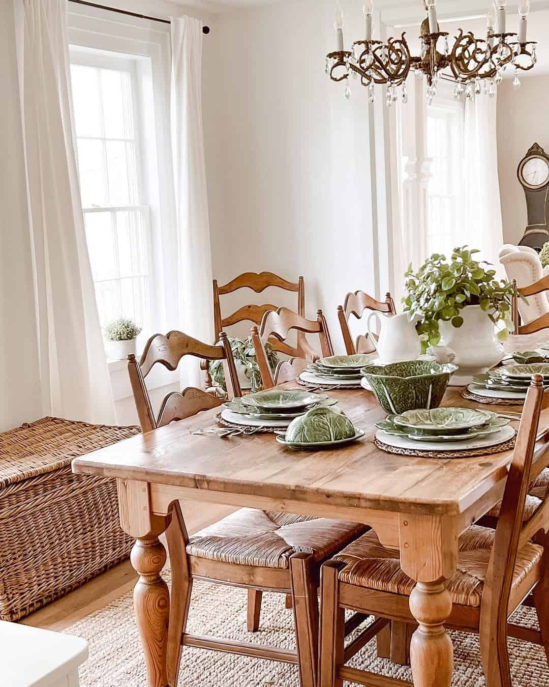 Green Cabbage-Shaped Dishes Add Garden Whimsy