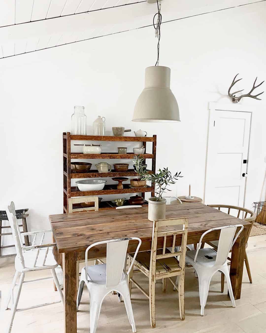 Potted Olive Branch Adds Subtle Natural Texture