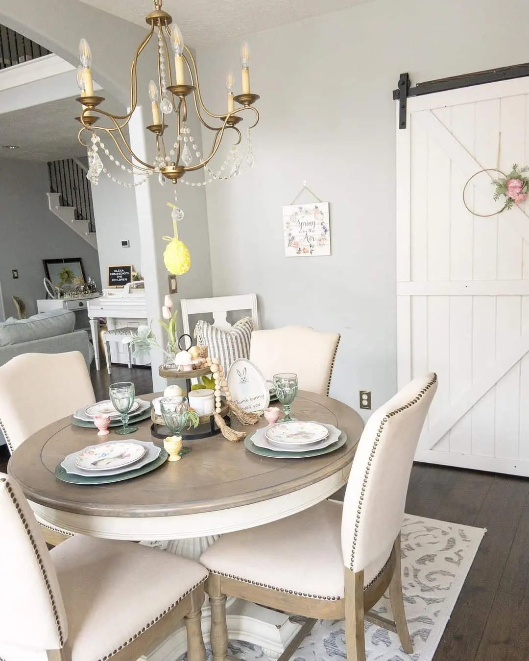 Tiered Stand Holds a Springtime Vignette for Your Table