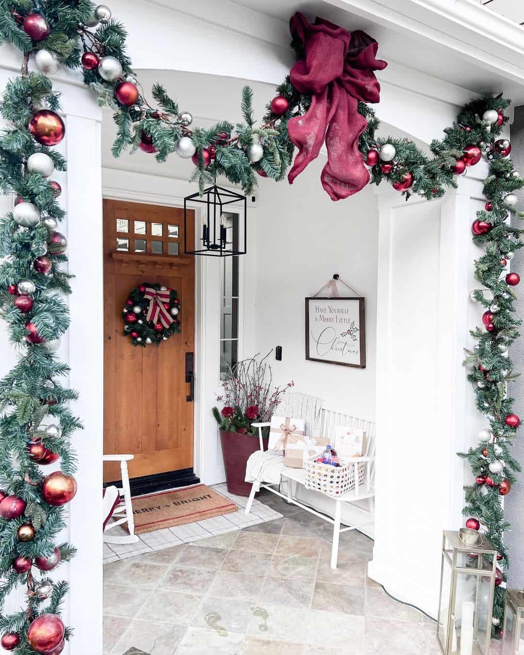 Drape Garland for a Classic Holiday Welcome