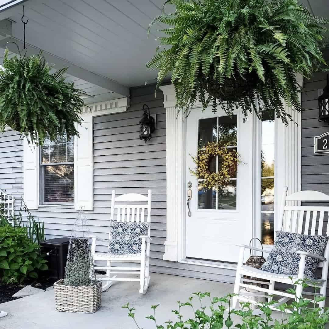 Large Fern Baskets Add Lush Volume