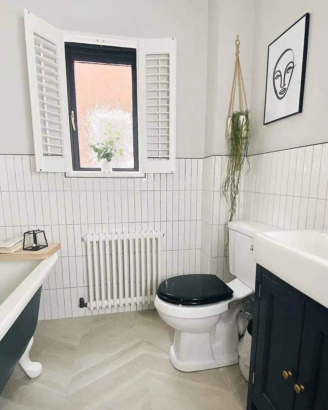 Vertical Subway Tile Creates a Tall, Airy Feel
