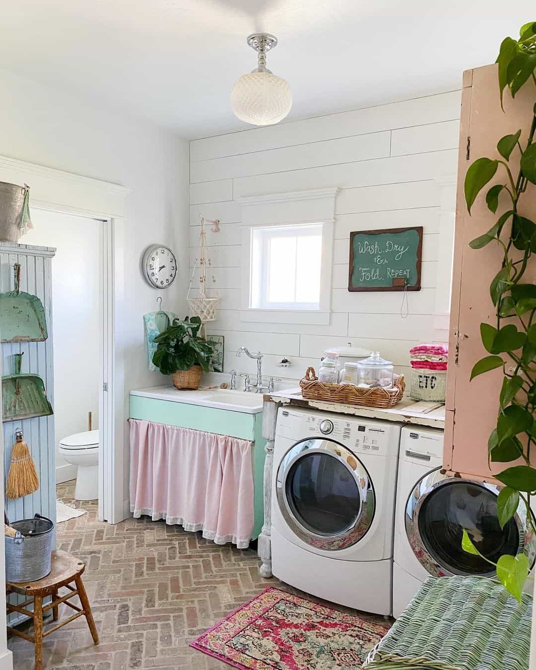 Soften Under-Sink Storage with a Ruffled Skirt