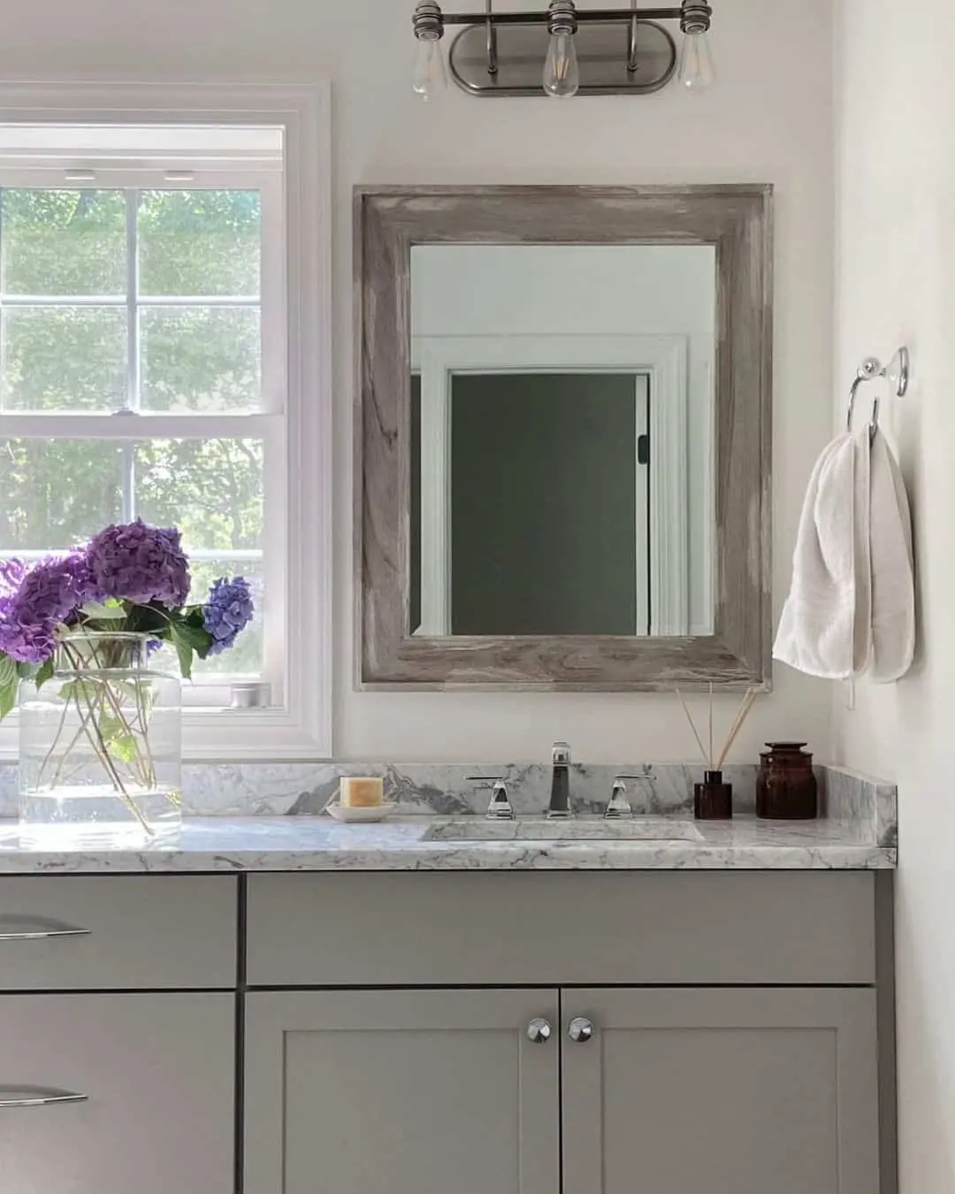 Incorporate Natural Texture with a Rough-Hewn Wood Mirror