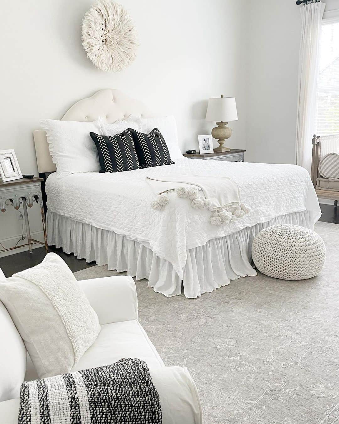 Textured Wall Art Adds Natural Dimension to Monochromatic Rooms