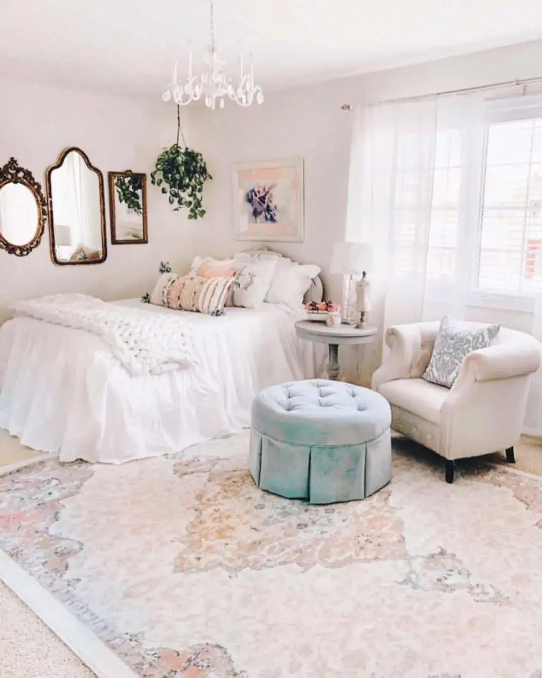 Combine Oval and Arched Mirrors for Vintage Flair