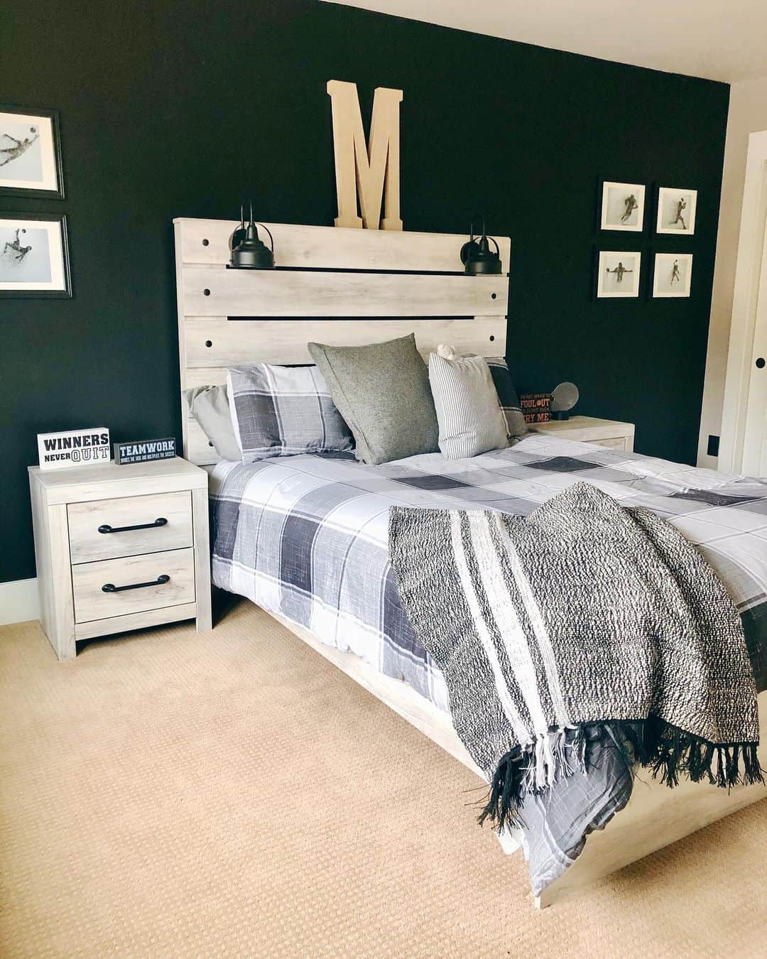 Mount an Oversized Wooden Letter as a Monogram