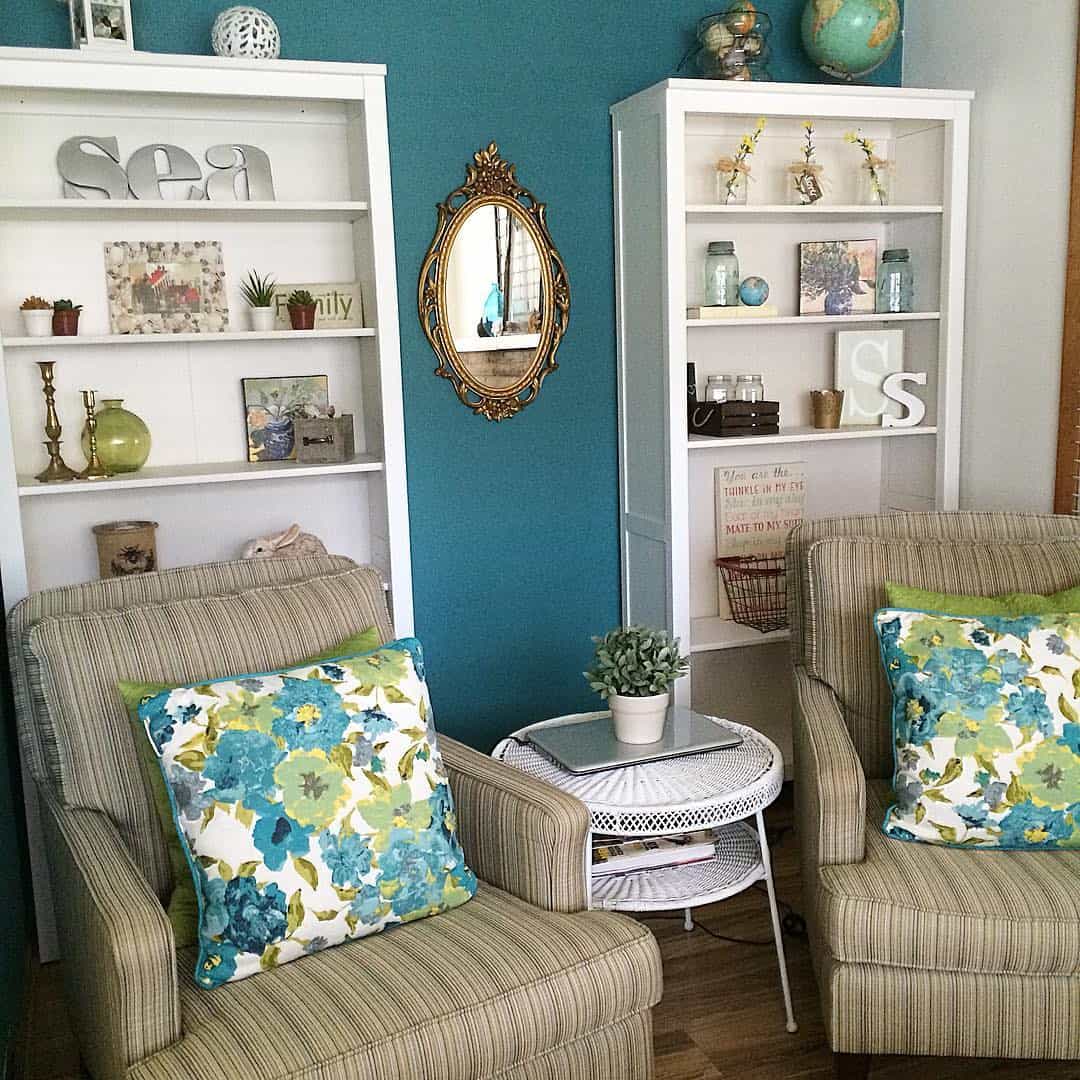Ornate Gold Mirror Adds Vintage Charm