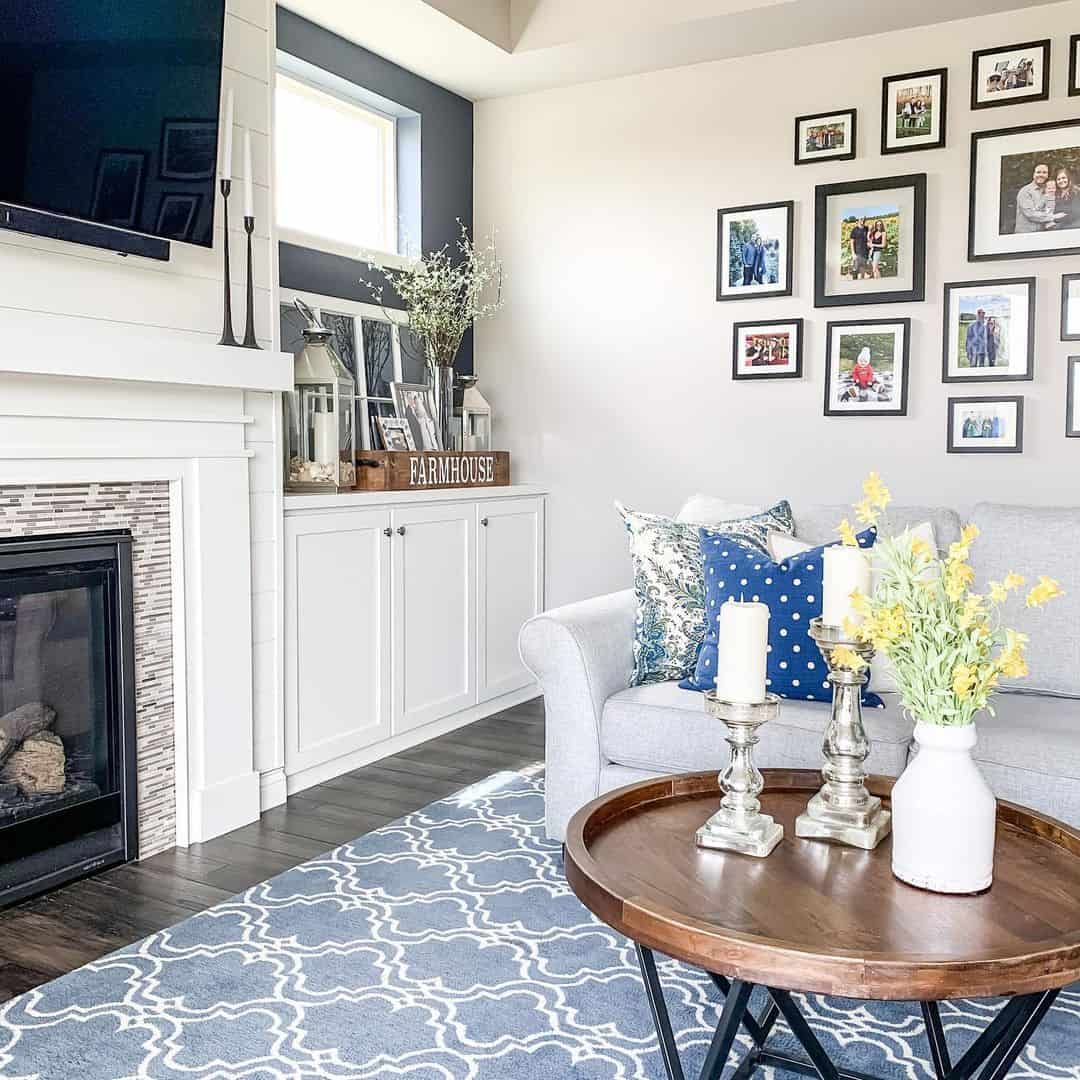 Anchor Your Sofa with a Gallery Wall of Photos