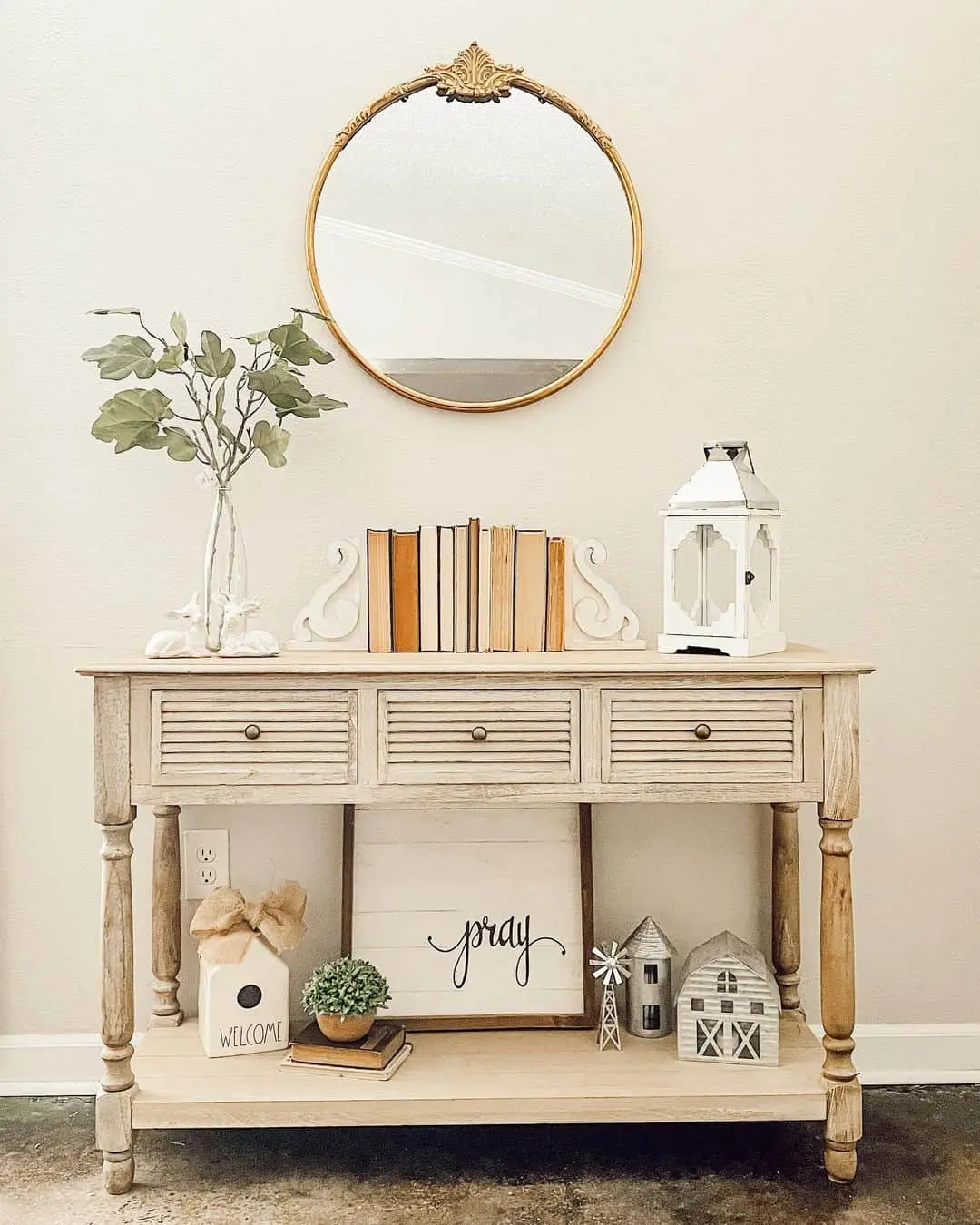 Farmhouse Miniatures for Whimsical Shelf Decor