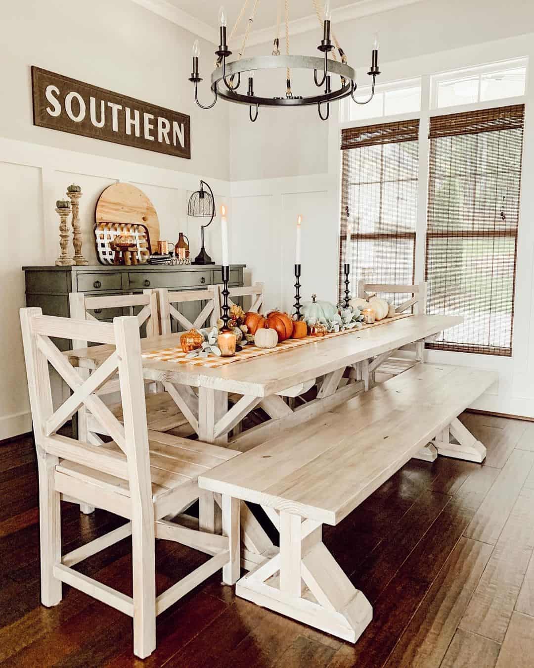 Pumpkins and Gourds for a Textured Fall Vignette