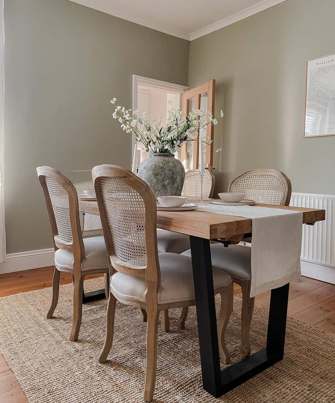 Choose an Oversized Vase for Delicate White Blooms