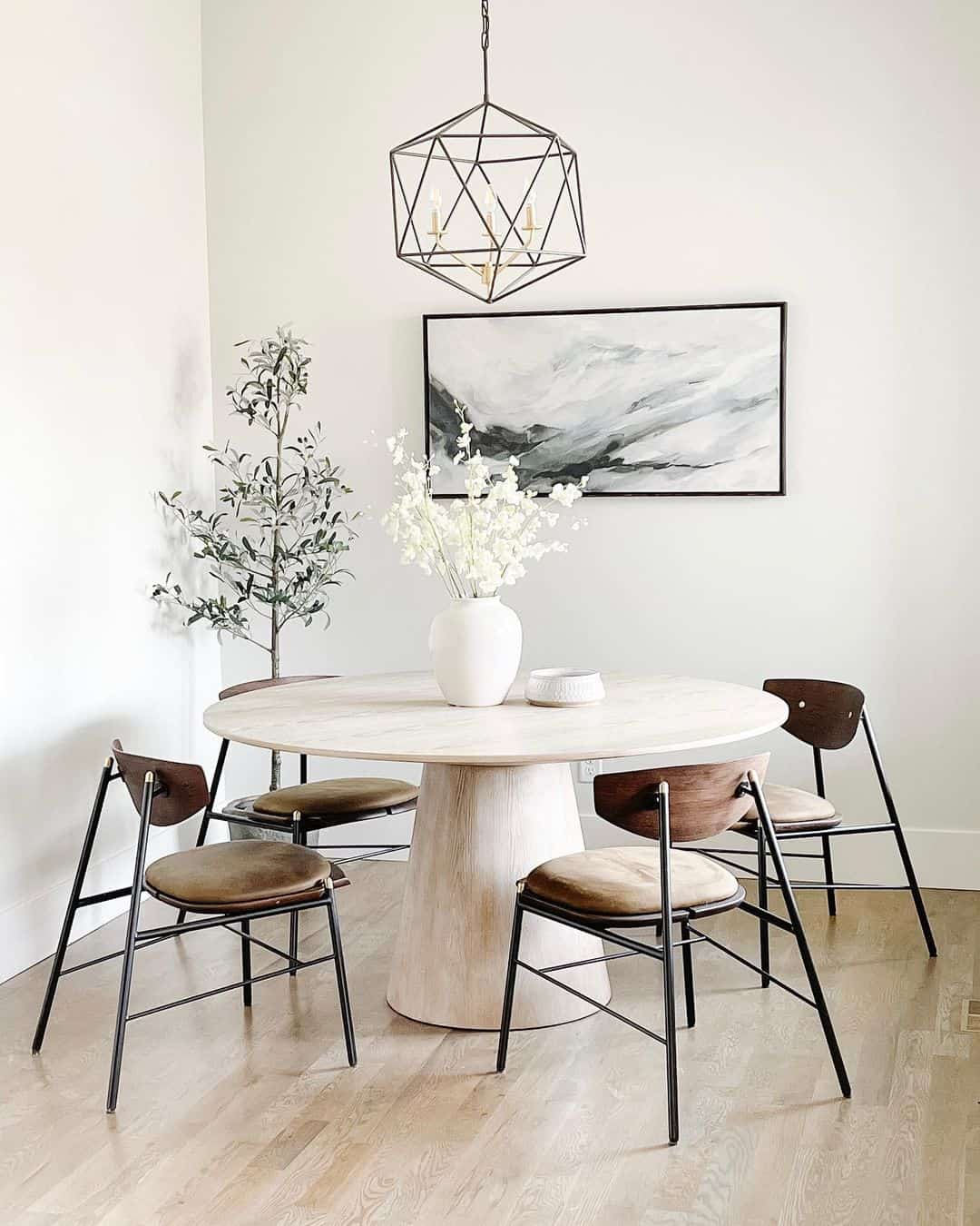 Anchor Your Space with a Sculptural Pedestal Table