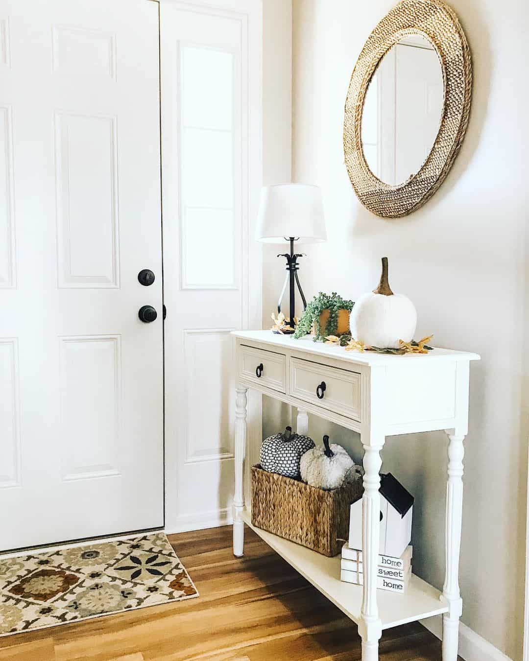 Natural Texture: Oval Mirror with Woven Frame