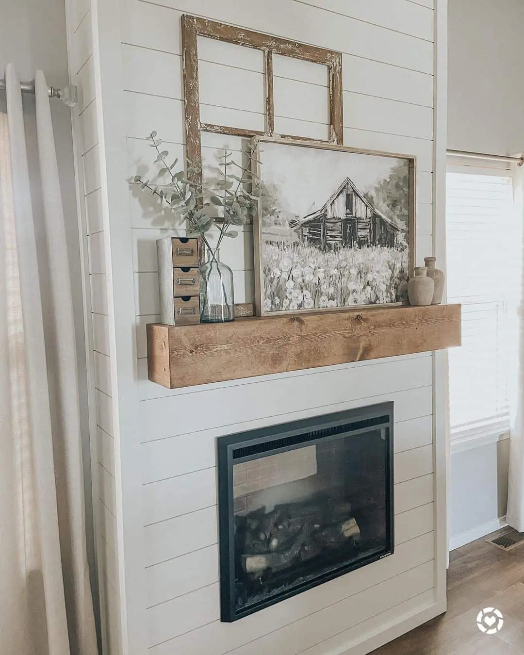 Layer a Window Frame for Architectural Depth Above Art