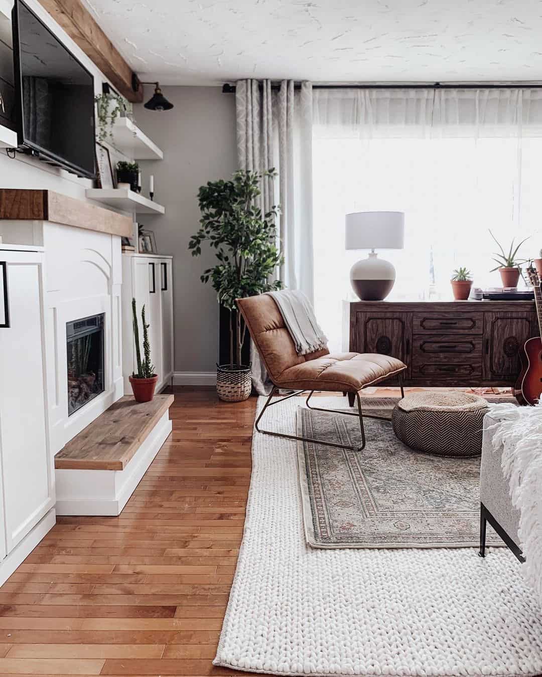 Layered Rugs Add Cozy Texture Underfoot