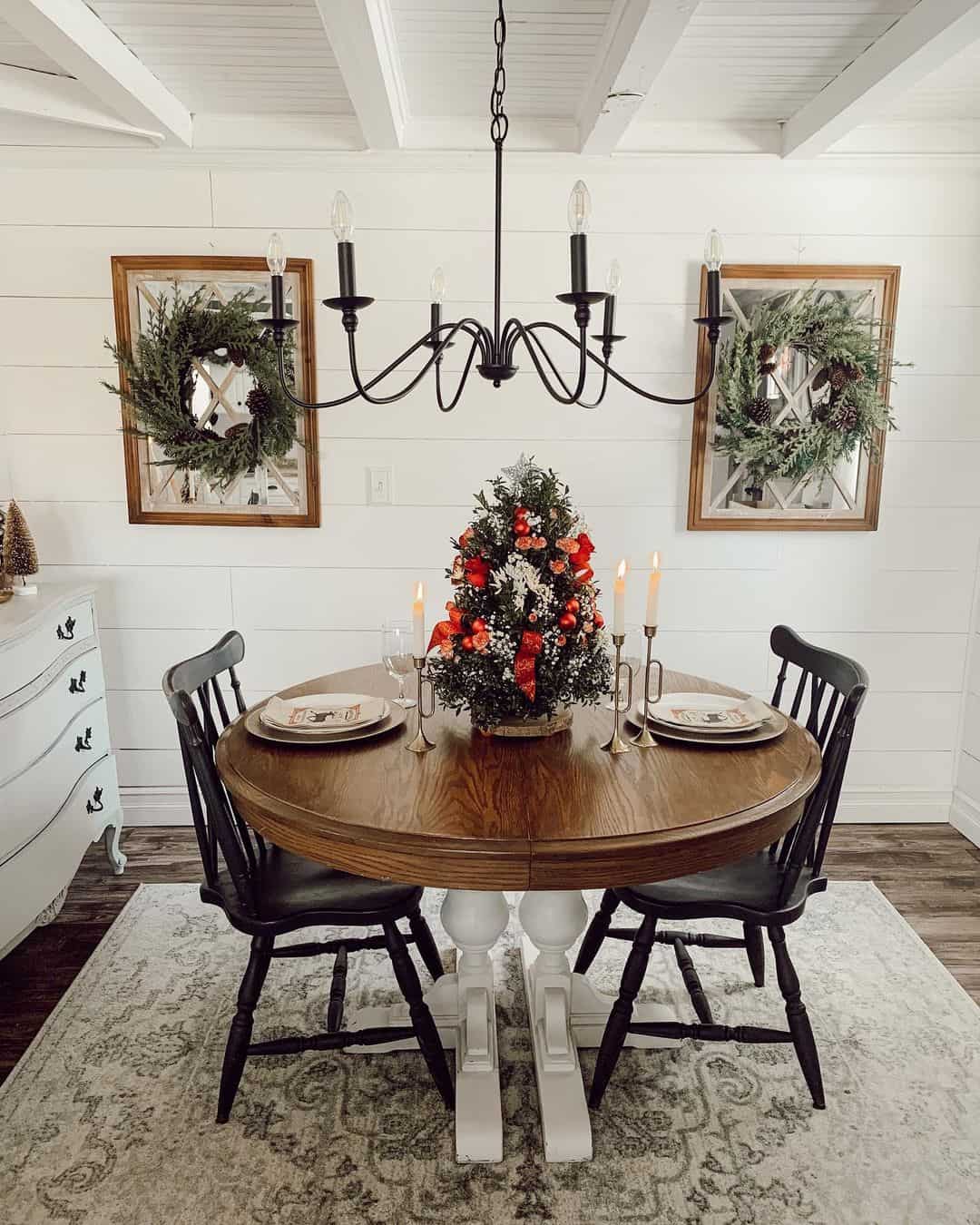 Miniature Christmas Tree for Festive Dining
