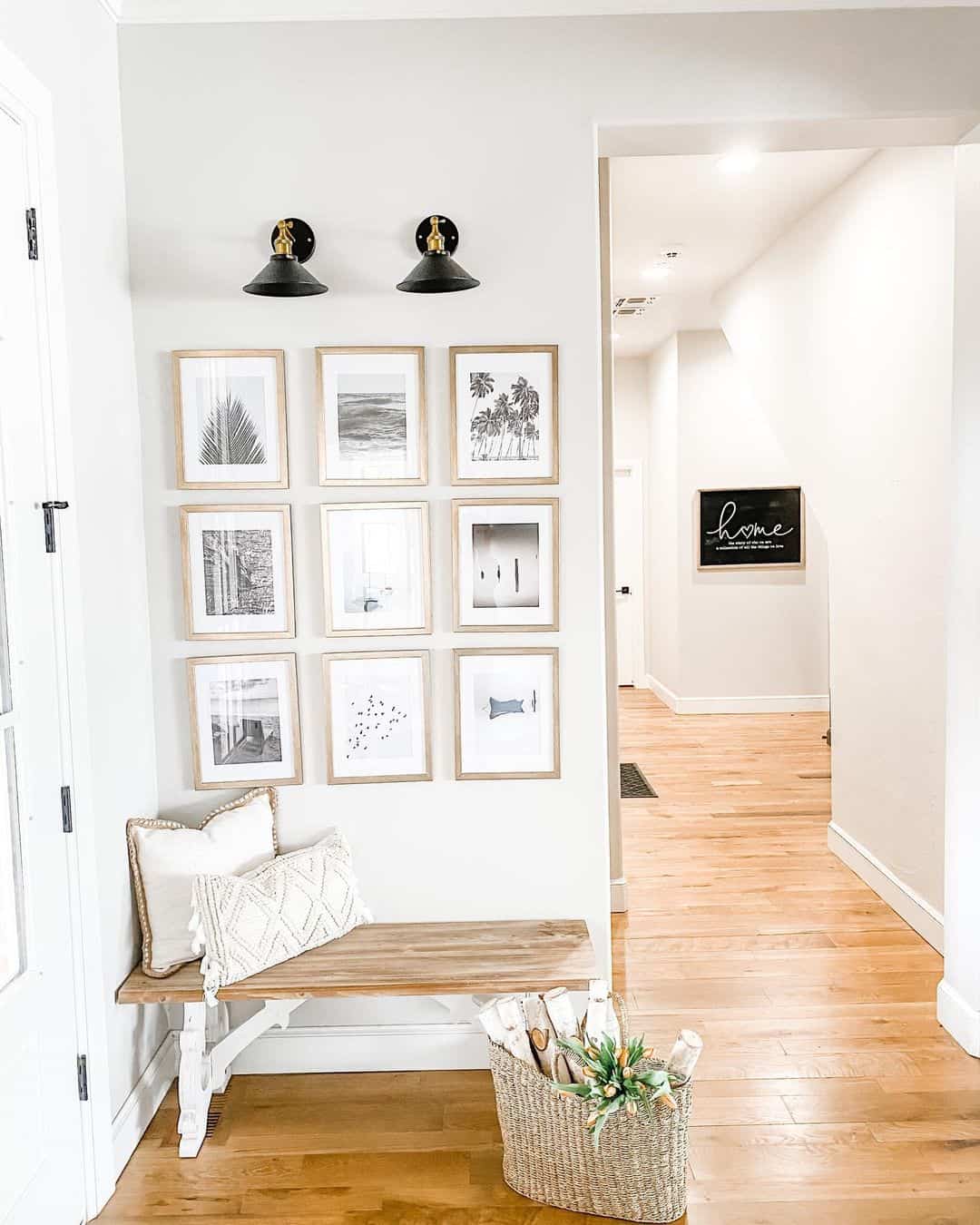 Introduce Texture with Nine Black and White Prints in a Grid