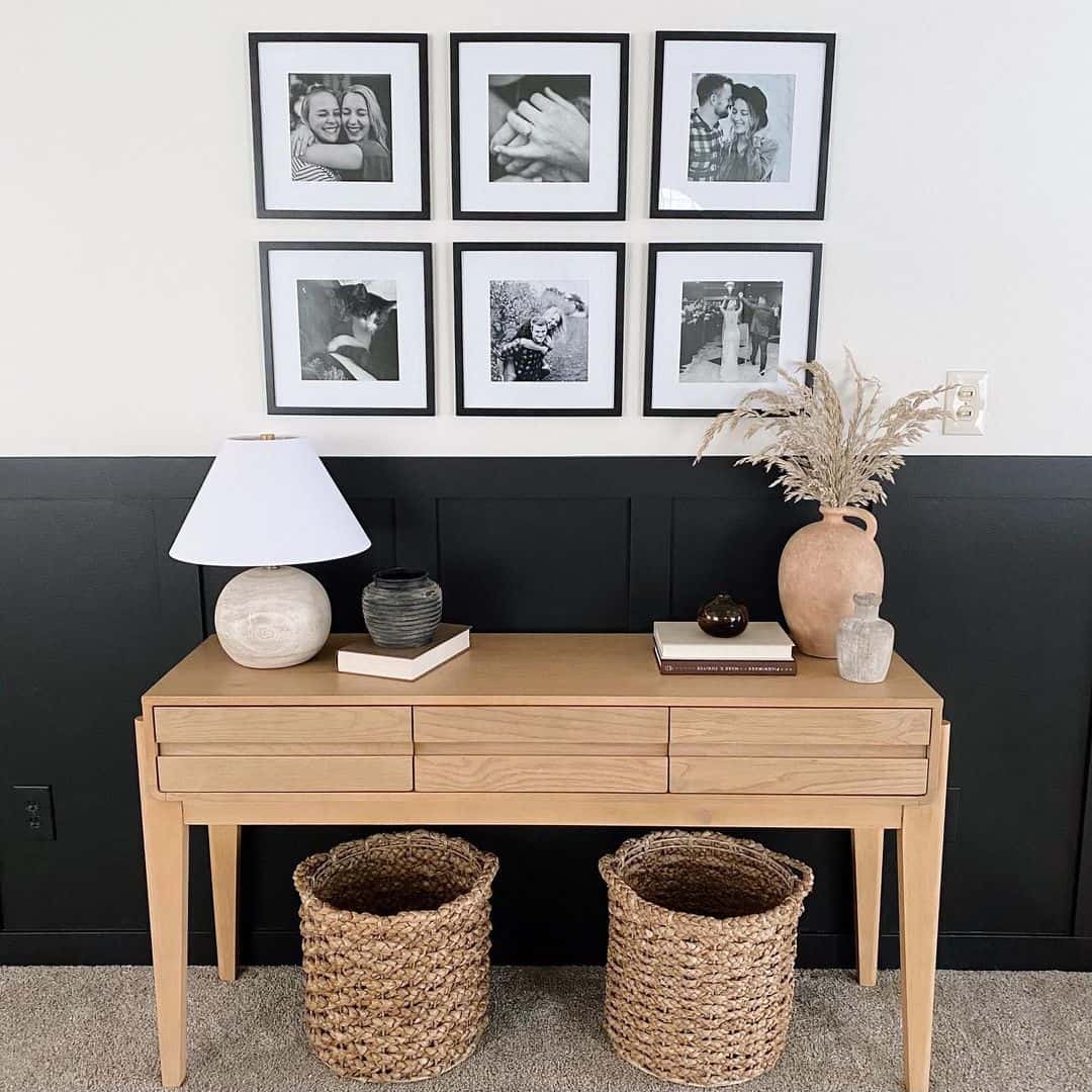 Balance Your Wall with a Grid of Six Black-and-White Photos