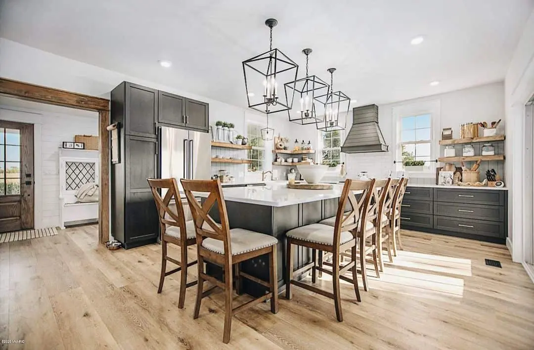 Wide Light Wood Planks Create a Natural Foundation