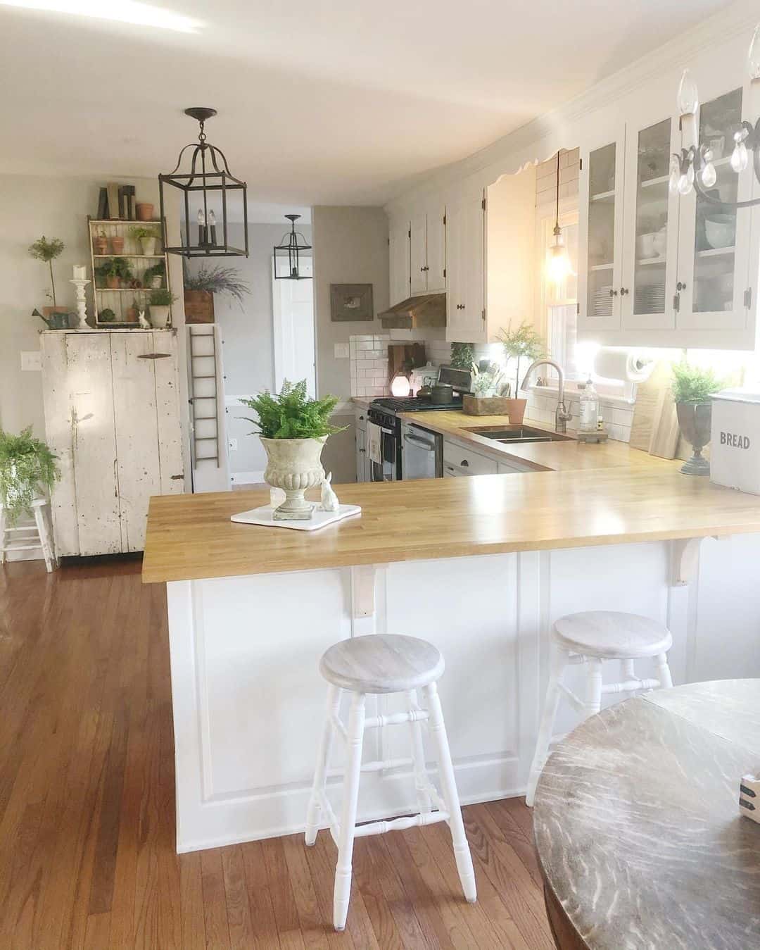 Black Lantern Pendants Illuminate with Rustic Style