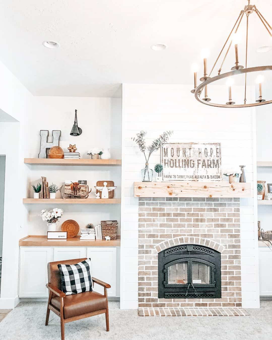 Weathered Metal Sign Adds Country Charm