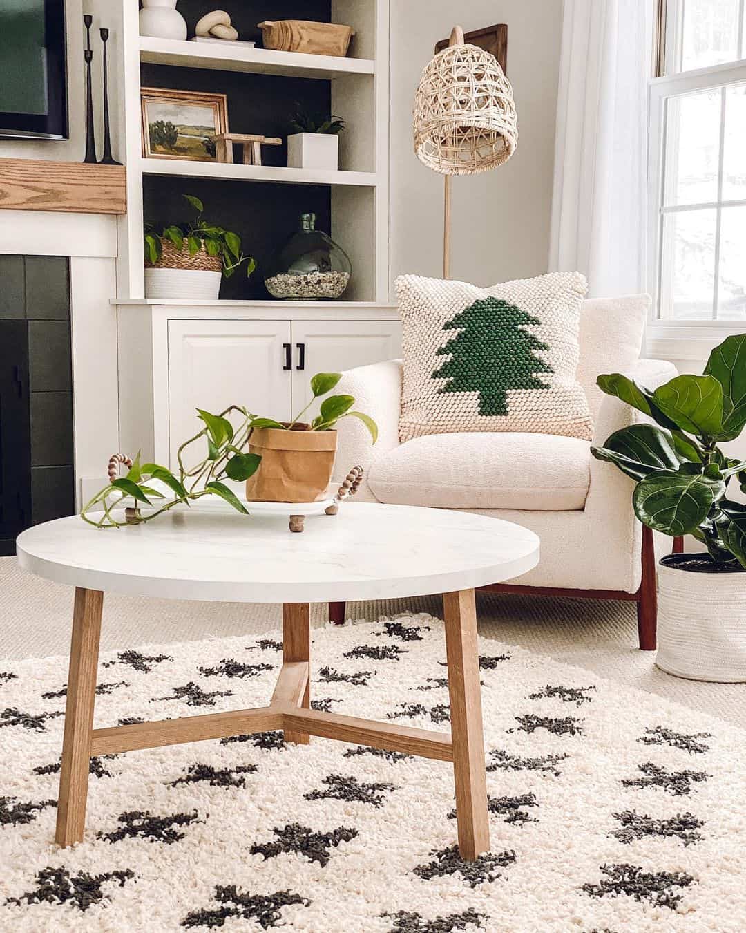Potted Plant in Paper Wrap Adds a Casual Touch