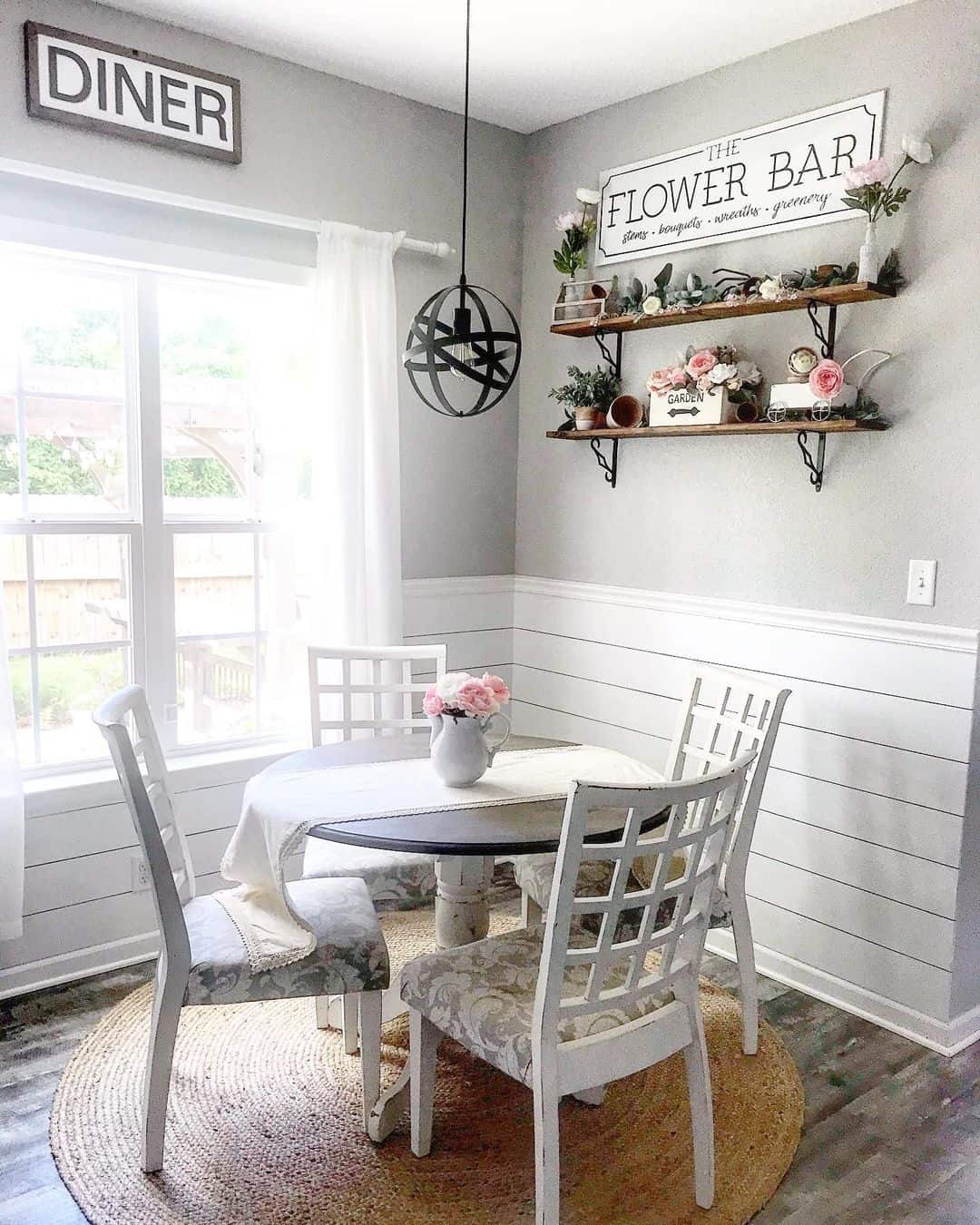 Define Your Dining Nook With a Round Jute Rug