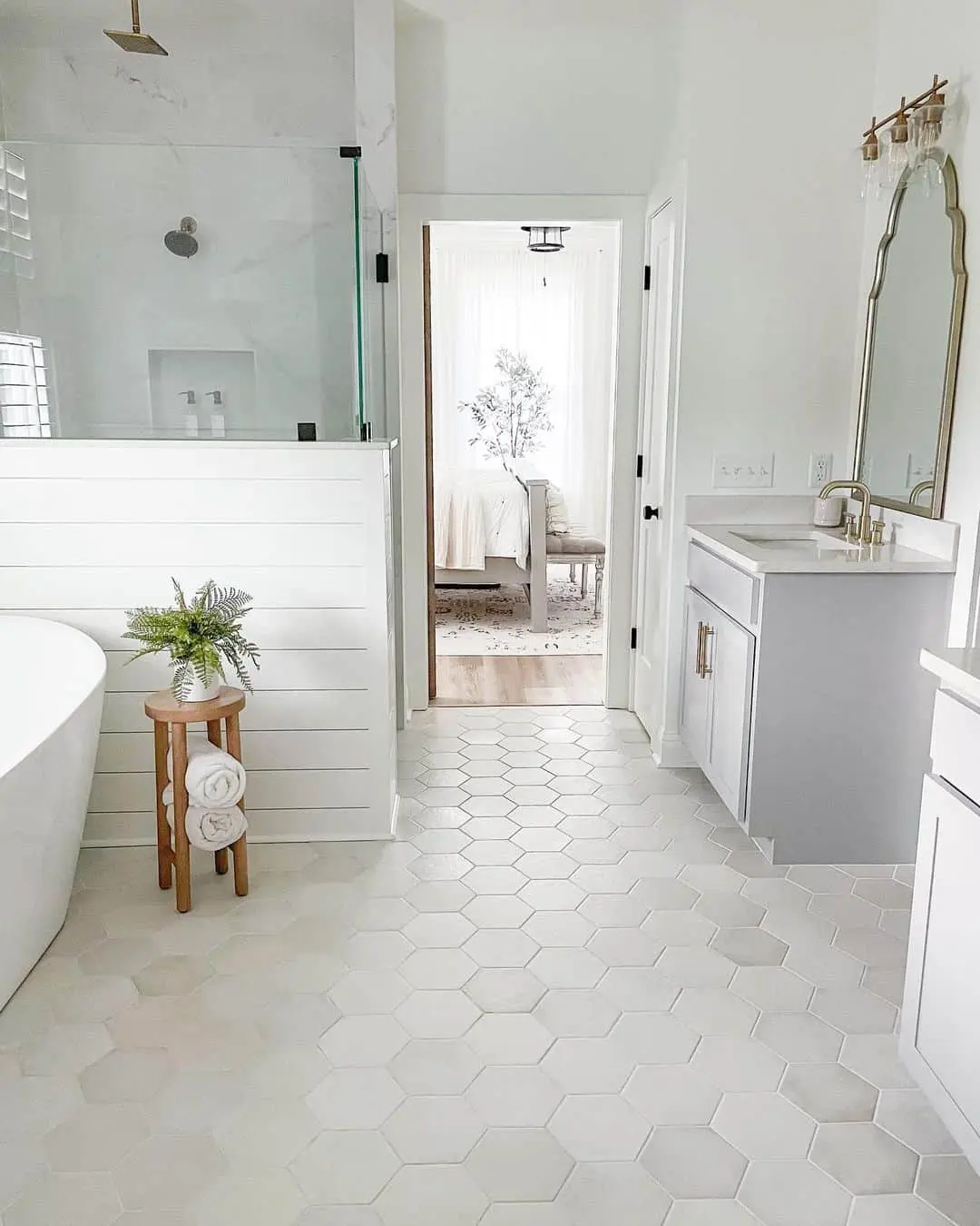 Establish a Modern Foundation with Large Hexagon Floor Tiles