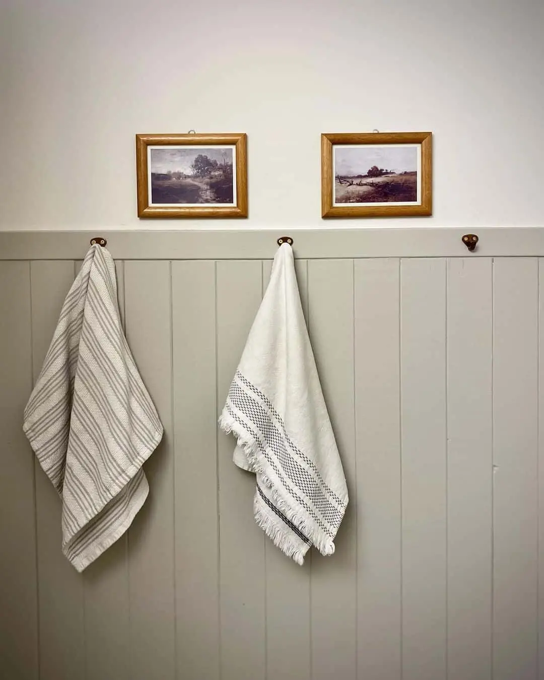 Soften a Wall with Landscape Art and Simple Hooks