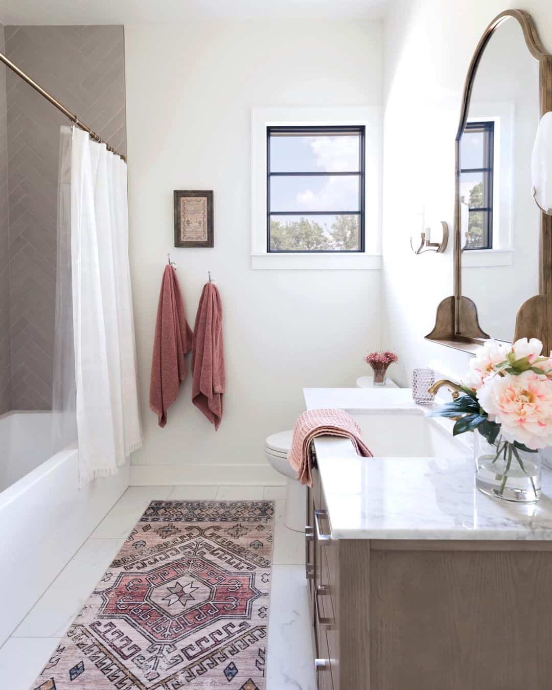 Two Towel Hooks Keep Hand Towels Accessible and Dry