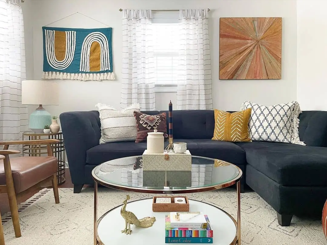 Introduce Bold Color with a Textile Wall Hanging